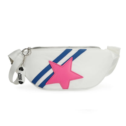 SARAH 6 BAG - WHITE/BLUE/PINK | Vintage Havana