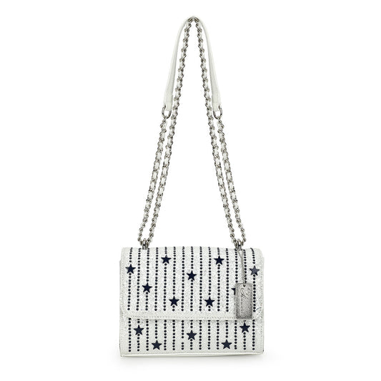 OLIVIA BAG- WHITE/ BLUE | Vintage Havana
