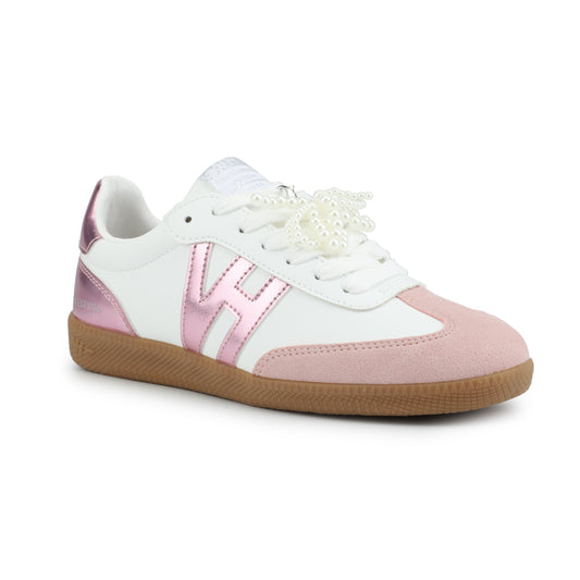 NADIA - WHITE METALLIC PINK | Vintage Havana
