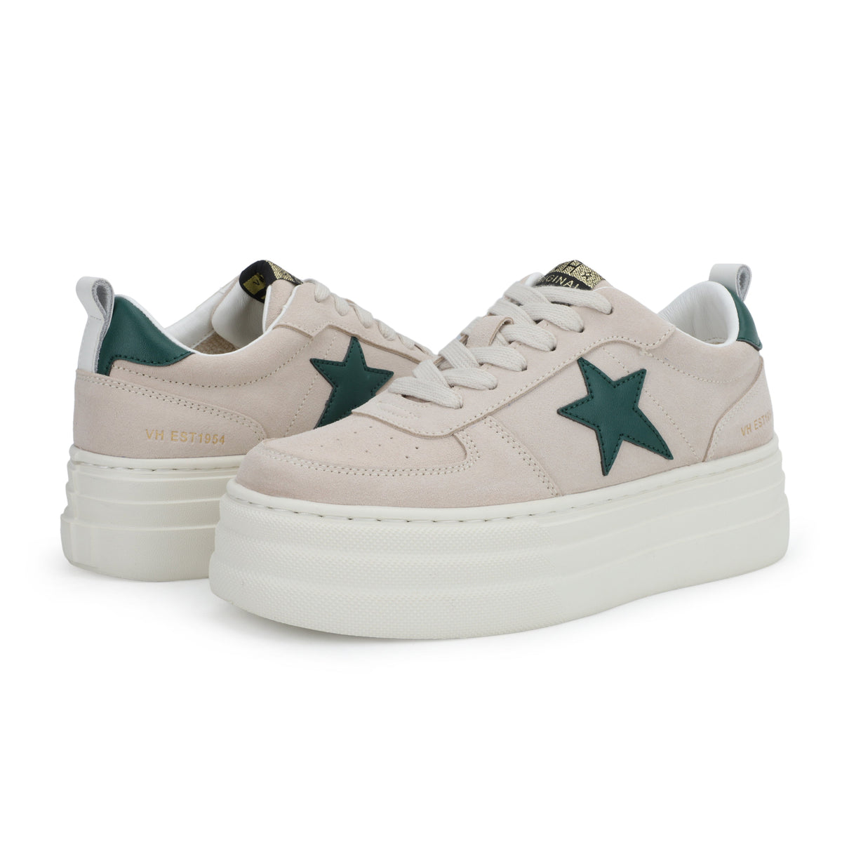 HUNTER - GREY SUEDE GREEN | Vintage Havana