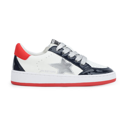 KIDS ARIELLA - WHITE/ PATENT/ NAVY/ RED | Vintage Havana