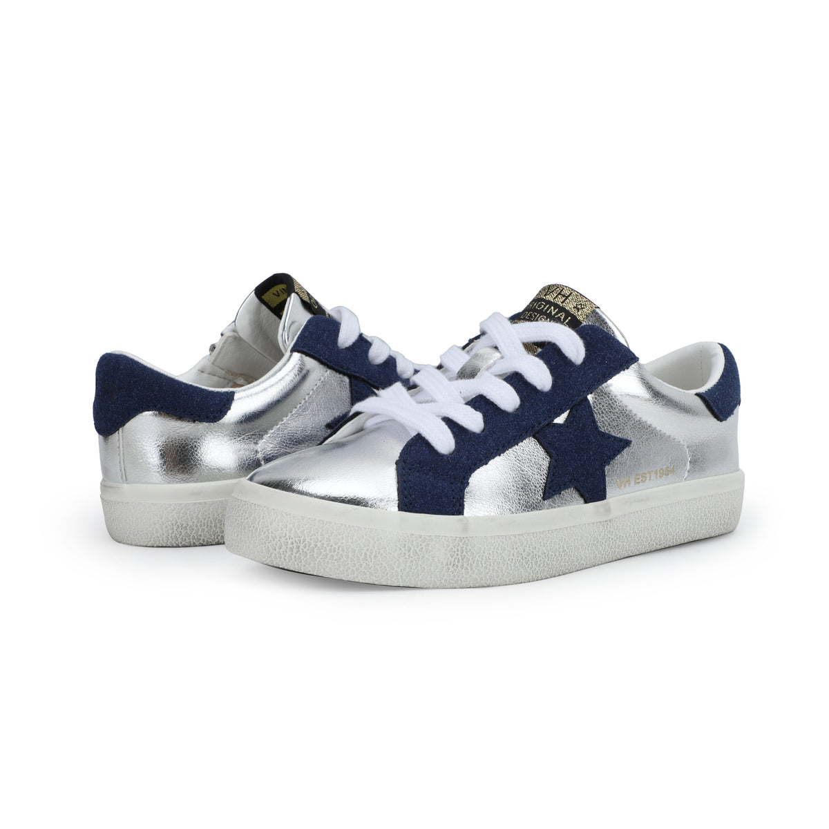 KIDS VAIL - WASHED SILVER/ NAVY | Vintage Havana