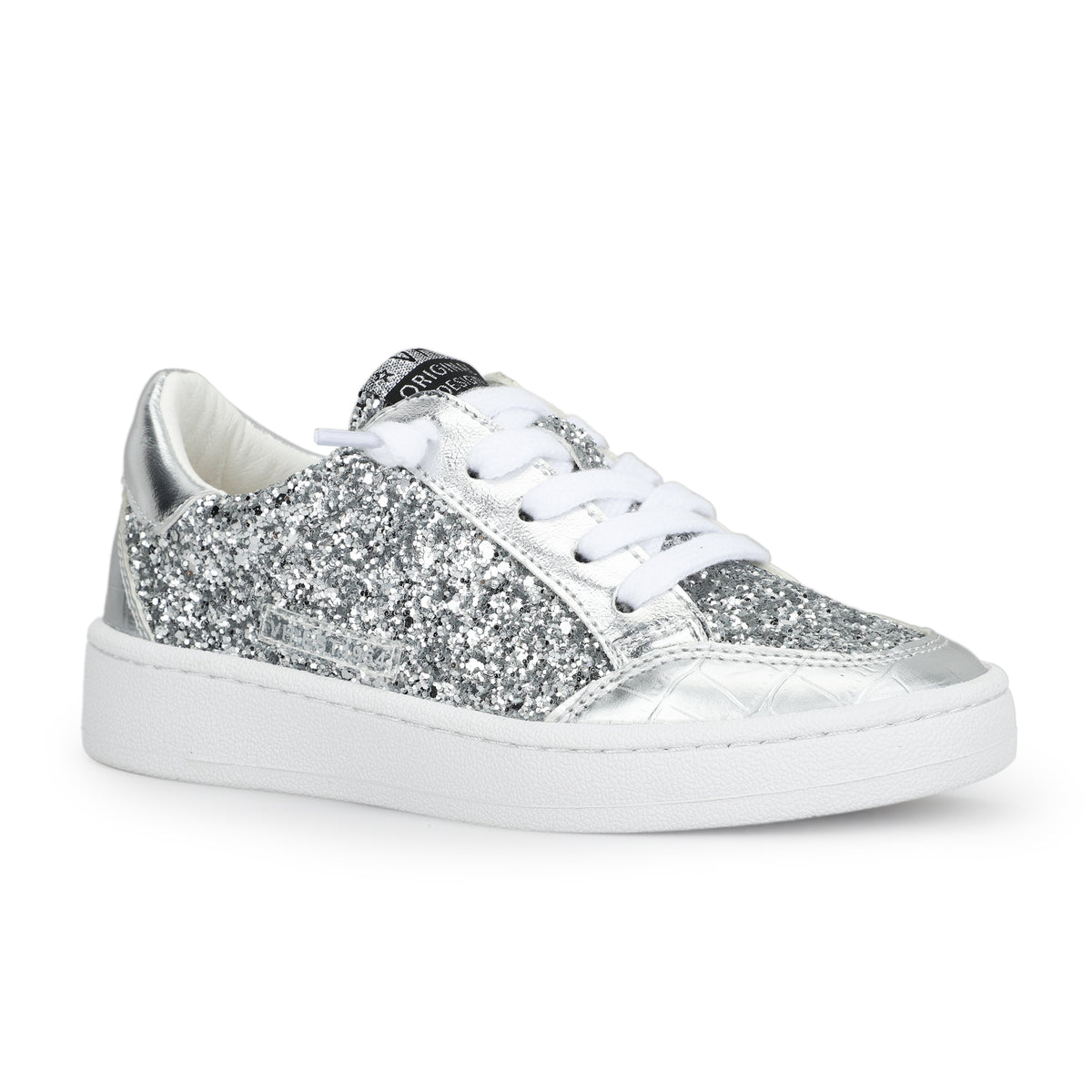 KIDS HALEE - WASHED SILVER CROCO | Vintage Havana