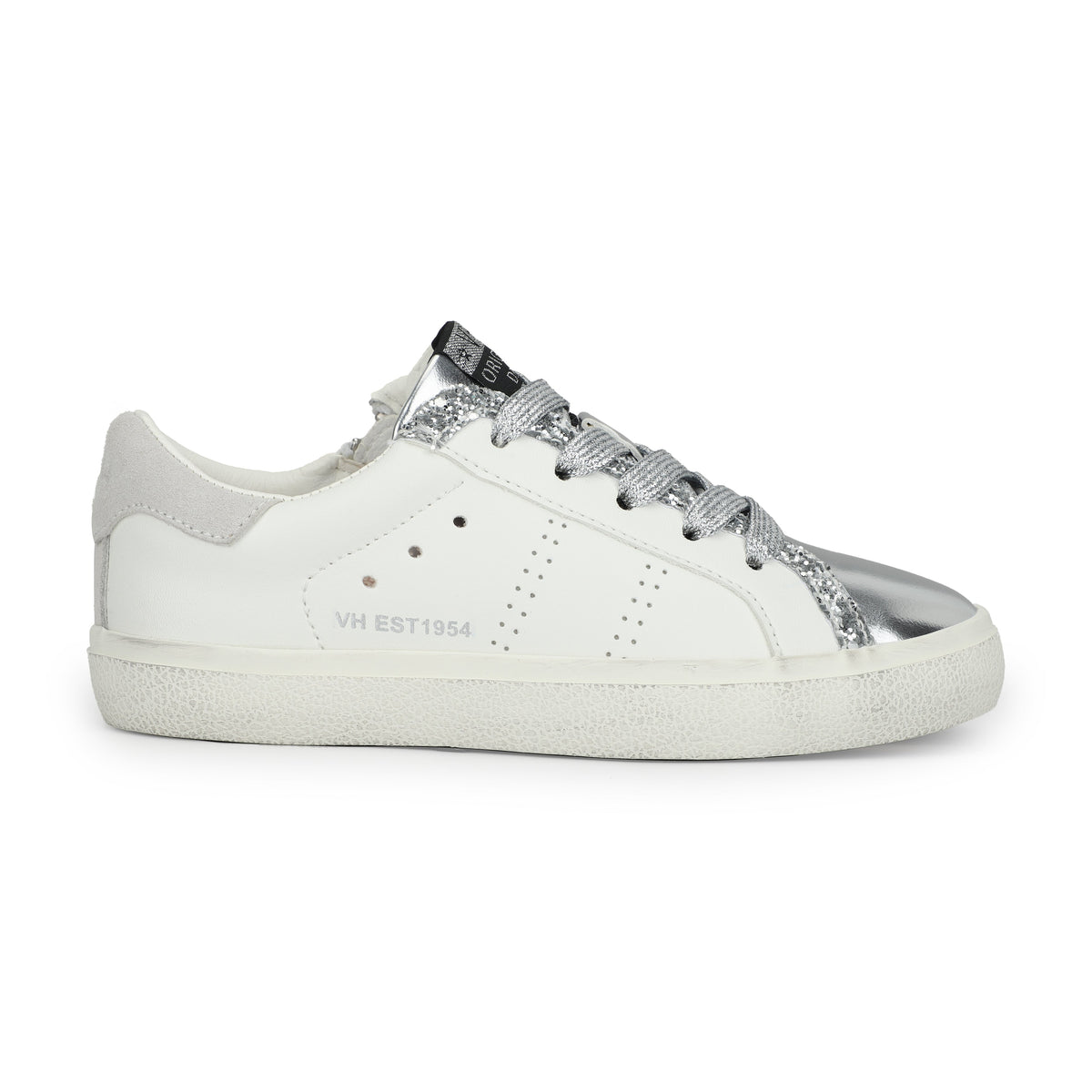 KIDS LEXA - WHITE SILVER PERF MULTI | Vintage Havana