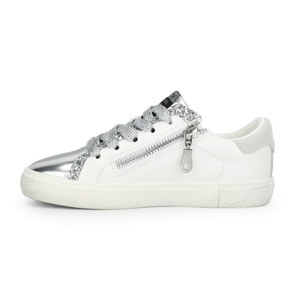 KIDS LEXA - WHITE SILVER PERF MULTI | Vintage Havana