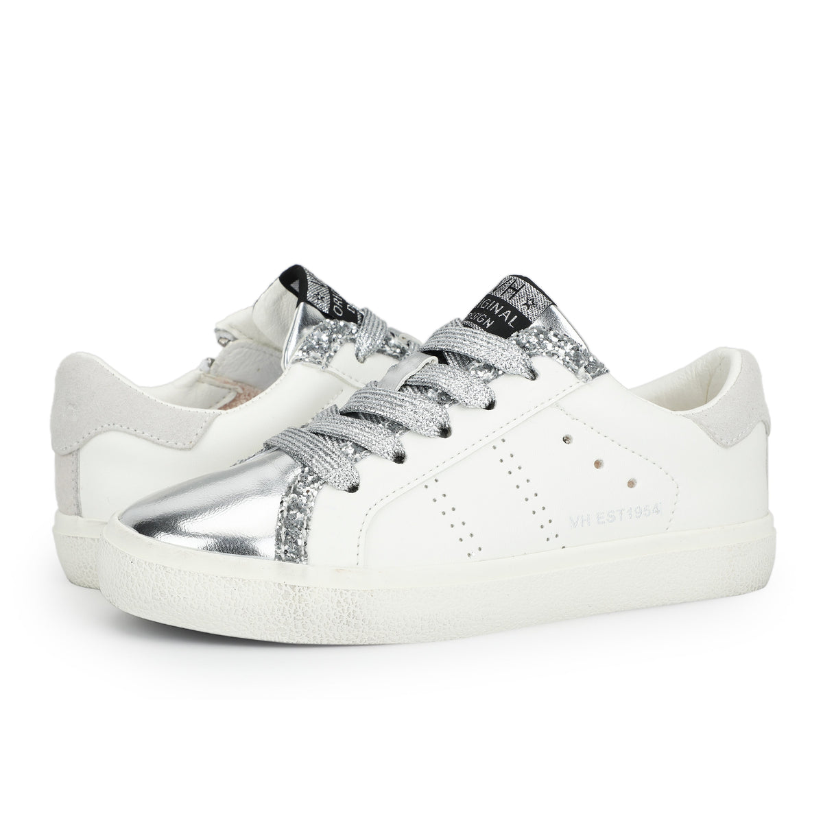 KIDS LEXA - WHITE SILVER PERF MULTI | Vintage Havana