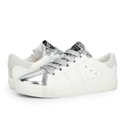 KIDS LEXA - WHITE SILVER PERF MULTI | Vintage Havana
