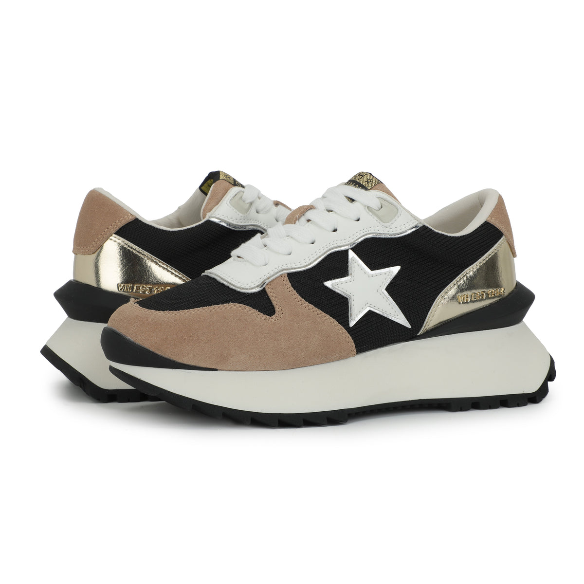 MAJOR - BLACK MESH/ GOLD TAUPE | Vintage Havana