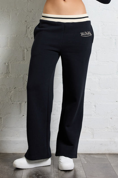 Von Dutch Wide Leg Pant | Vintage Havana