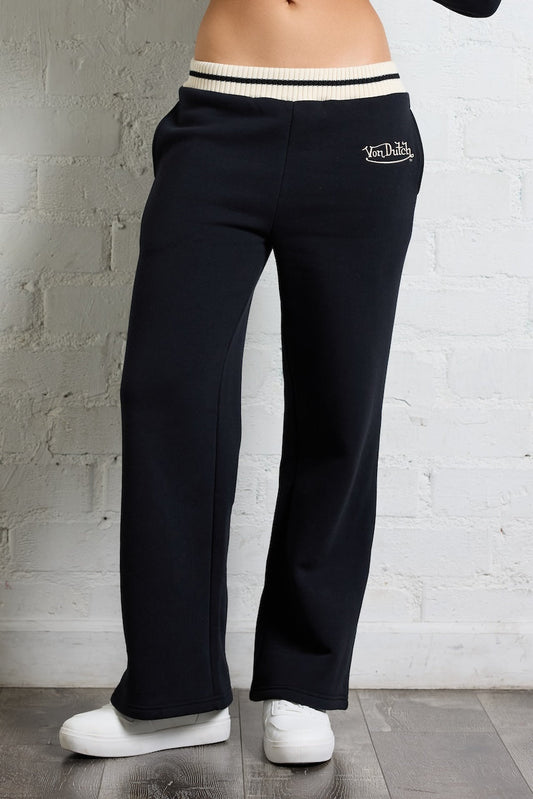Von Dutch Wide Leg Pant | Vintage Havana