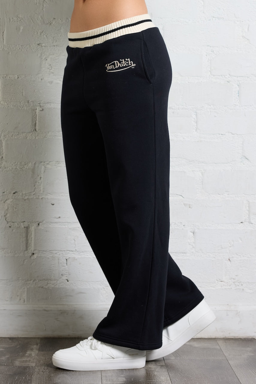 Von Dutch Wide Leg Pant | Vintage Havana