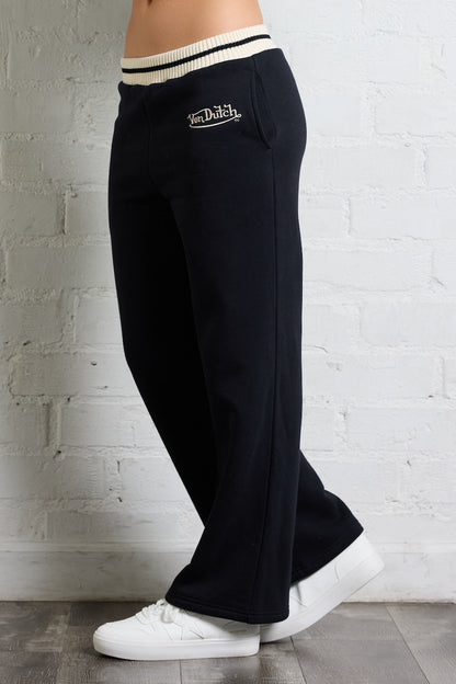 Von Dutch Wide Leg Pant | Vintage Havana
