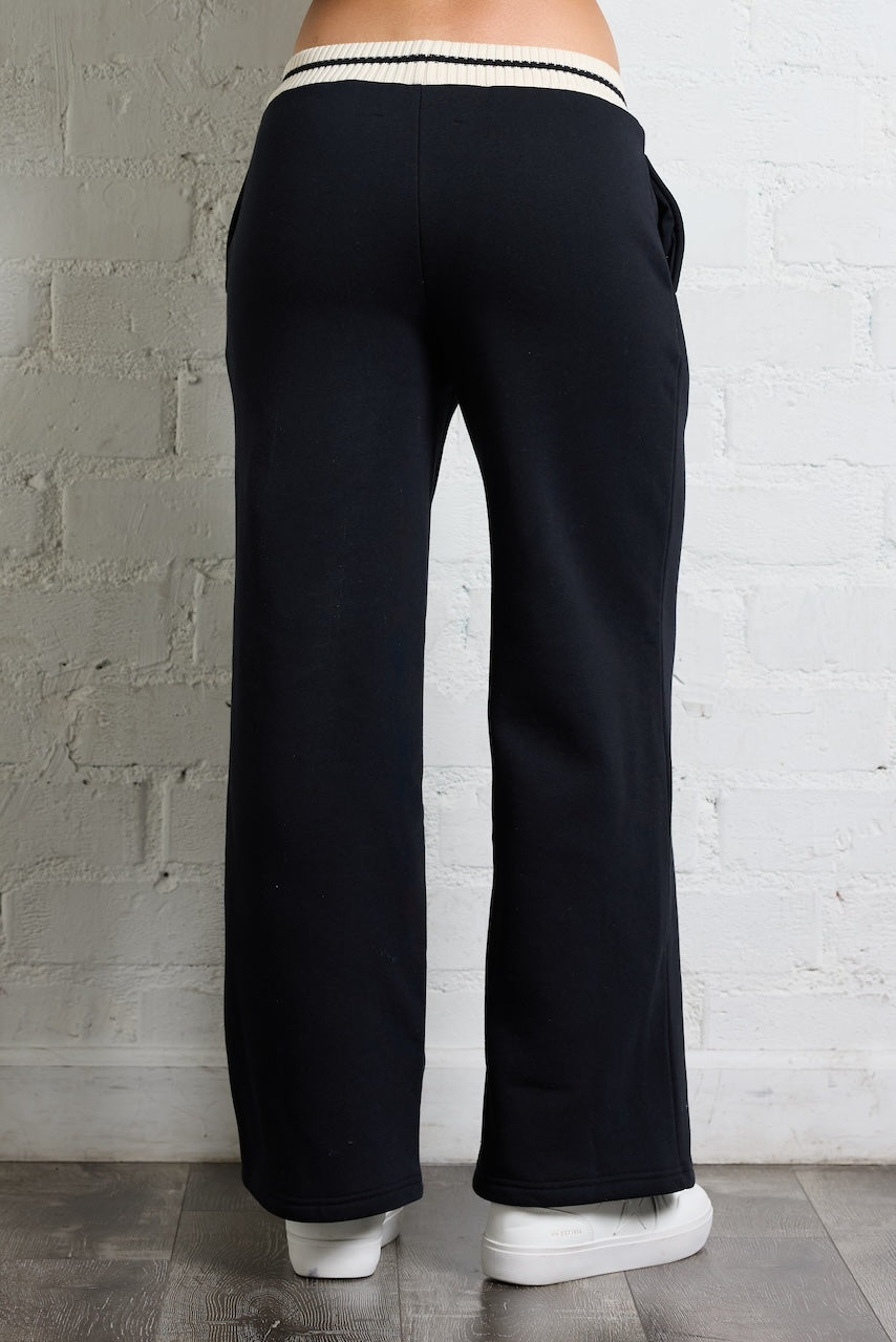 Von Dutch Wide Leg Pant | Vintage Havana
