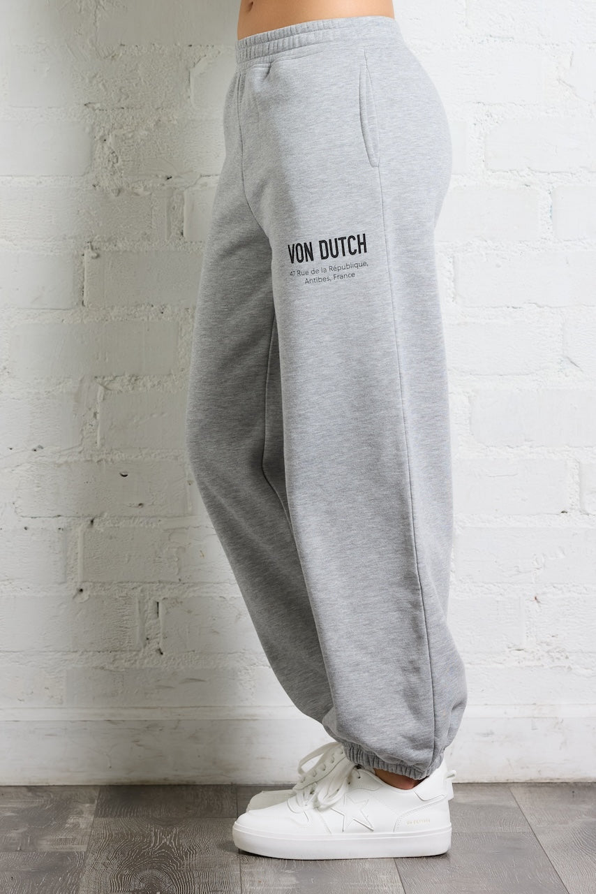 Von Dutch Jogger in Heather Grey | Vintage Havana