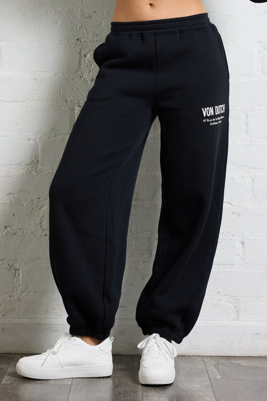 Von Dutch Jogger in Black | Vintage Havana