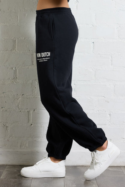 Von Dutch Jogger in Black | Vintage Havana