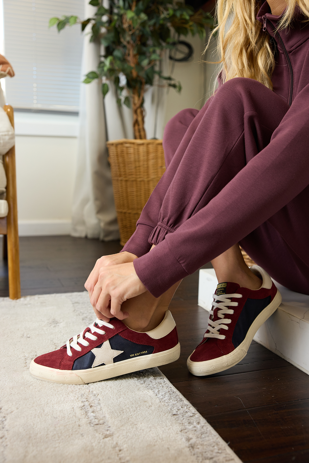 GRANDE - MAROON/NAVY | Vintage Havana