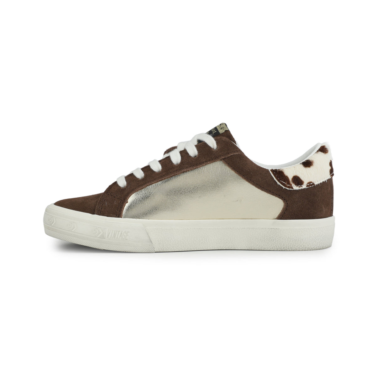GRANDE - BROWN SUEDE/GOLD FOIL | Vintage Havana