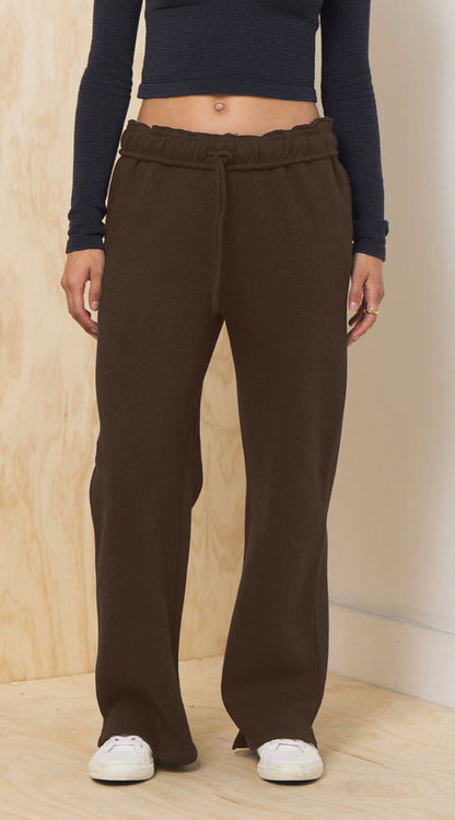 Proweave Fold Over Sweatpants - Chocolate | Vintage Havana