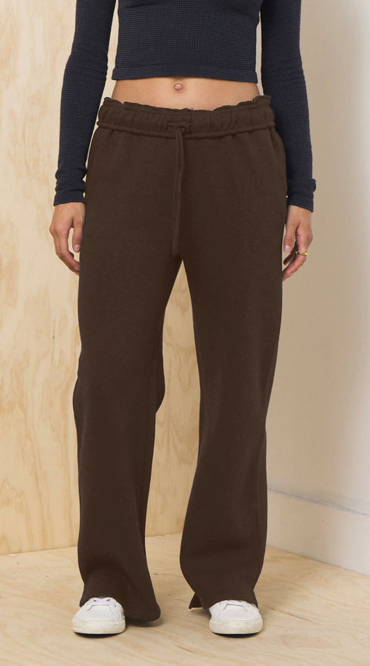 Proweave Fold Over Sweatpants - Chocolate | Vintage Havana