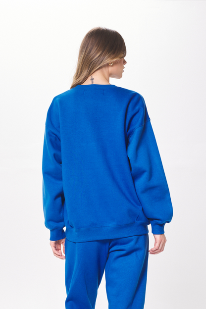 Vivid Blue Proweave Crewneck Sweatshirt | Vintage Havana