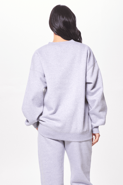 Heather Grey Proweave Crewneck Sweatshirt | Vintage Havana