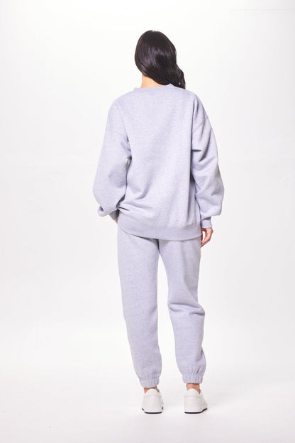 Heather Grey Proweave Crewneck Sweatshirt | Vintage Havana