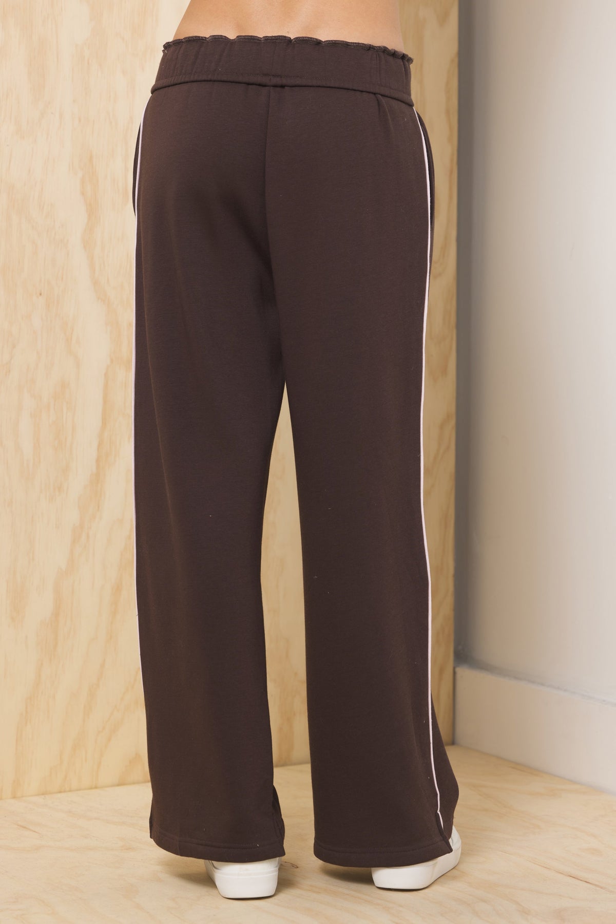 Teddy Fleece Wide Leg Pant | Vintage Havana