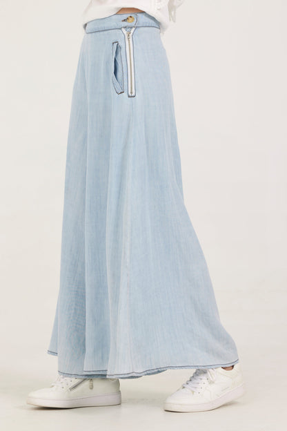 Kids Faux Denim Elastic Pant | Vintage Havana