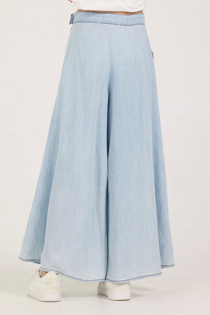 Kids Faux Denim Elastic Pant | Vintage Havana