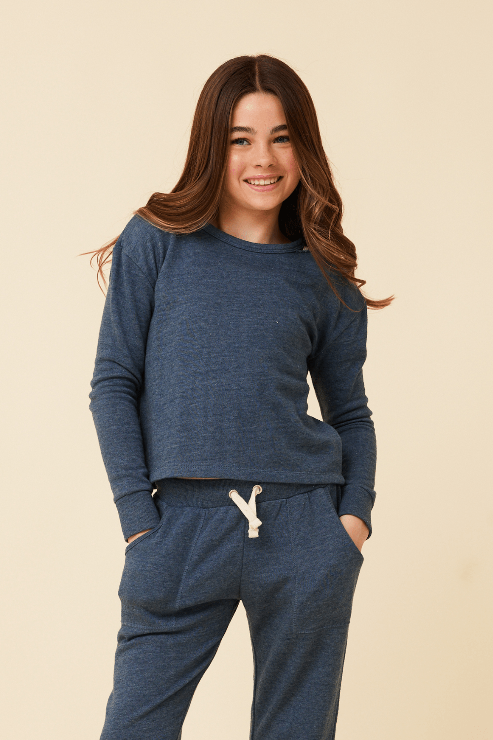 Distressed Neckline Crewneck | Vintage Havana