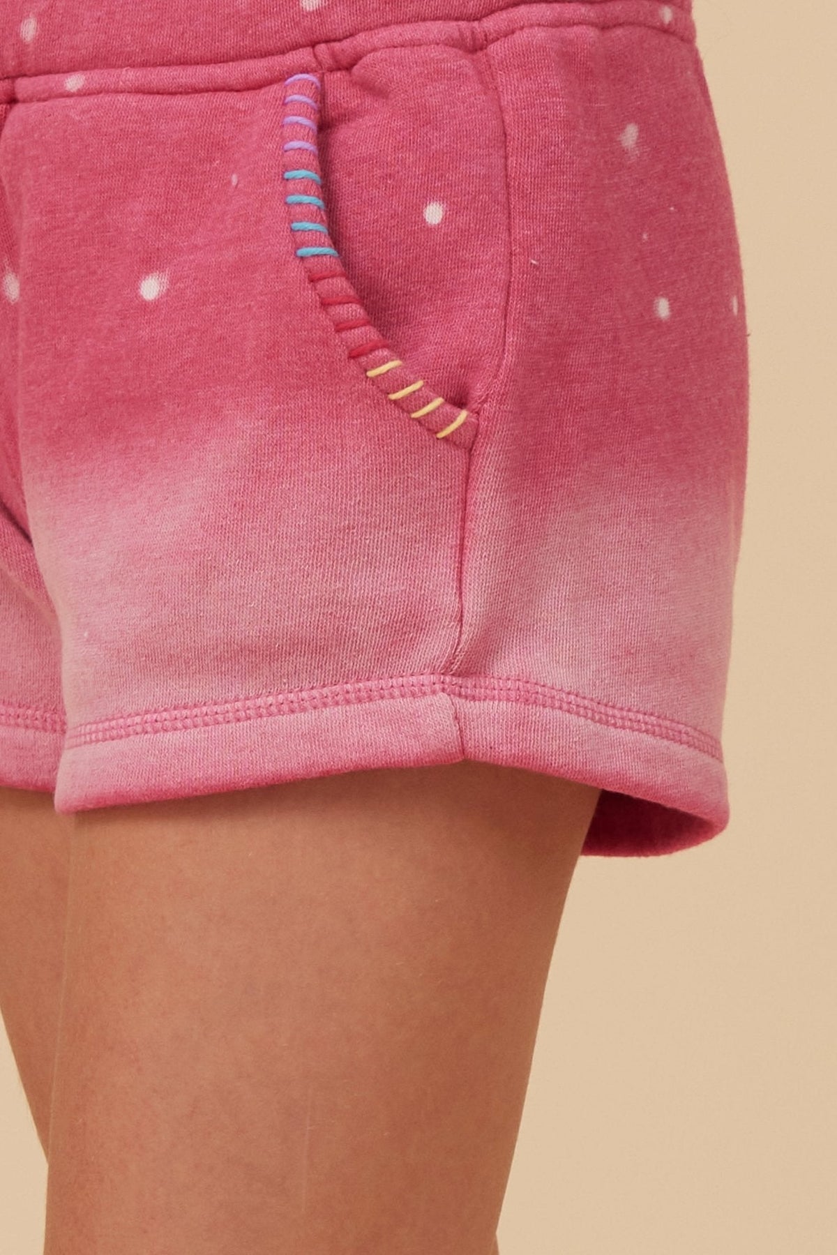 Acid Berry Shorts w/ Pocket Stitching | Vintage Havana