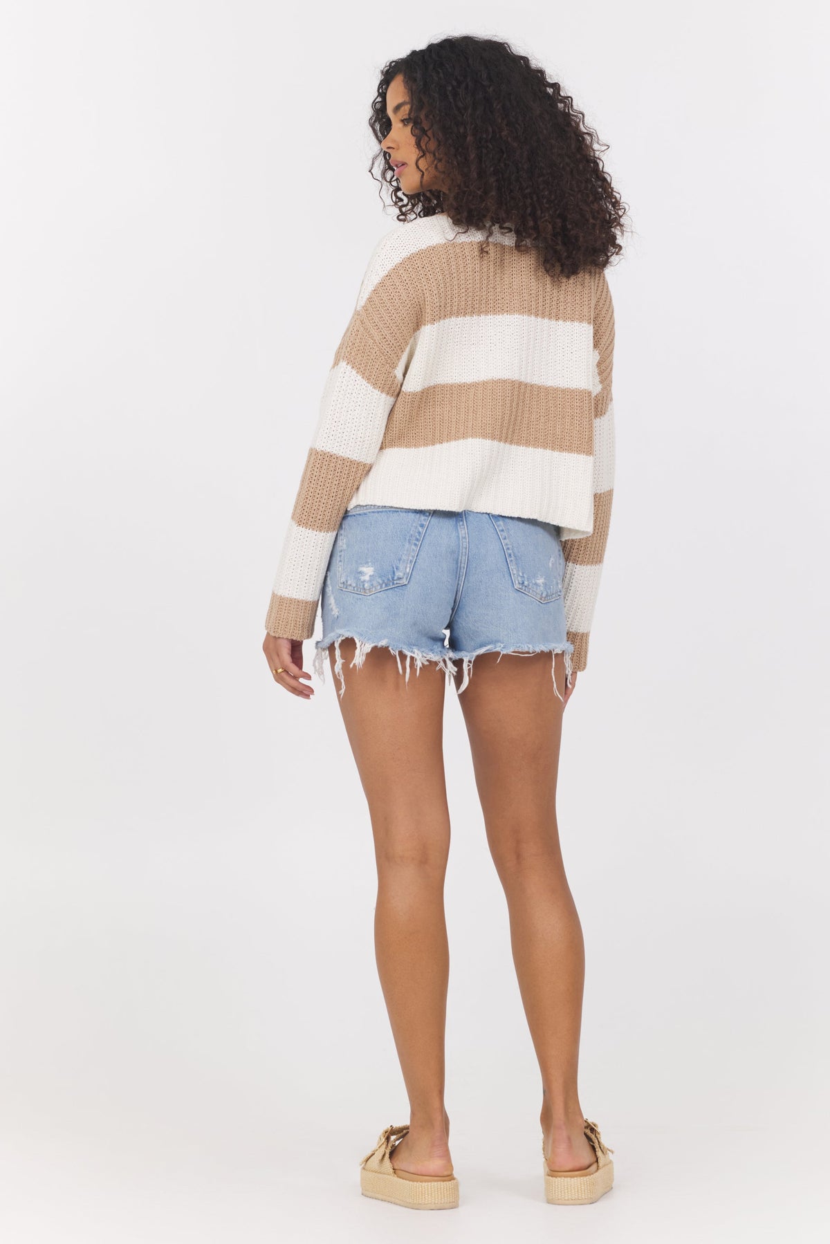 Sweater Grommet Placket | Vintage Havana
