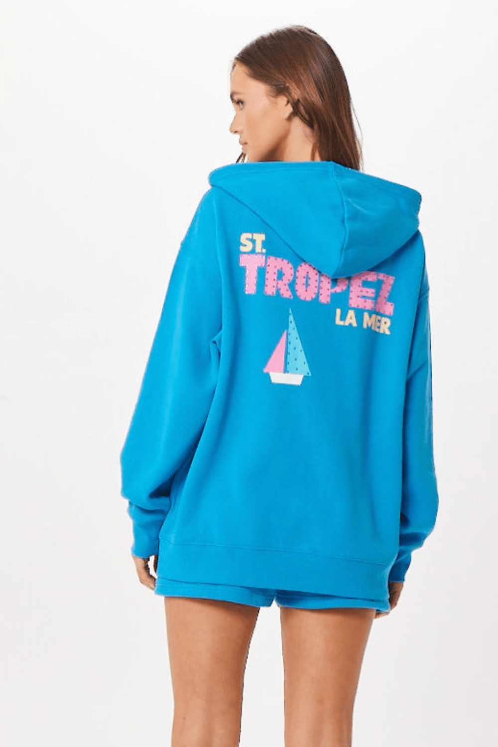 Bright Blue St. Tropez Jet Setter Surf Wash Zip Up | Vintage Havana