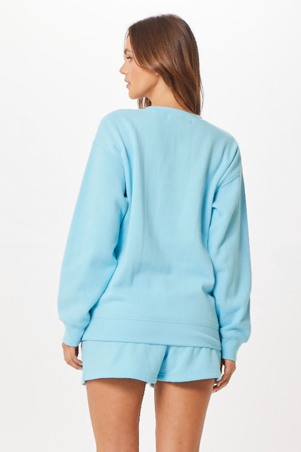 Tropical Blue Malibu Jet Setter Surf Wash Crewneck | Vintage Havana