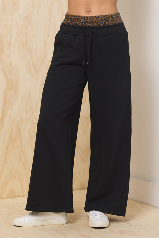 Heavy Surfwash Pant w/ Printed Double Waist | Vintage Havana