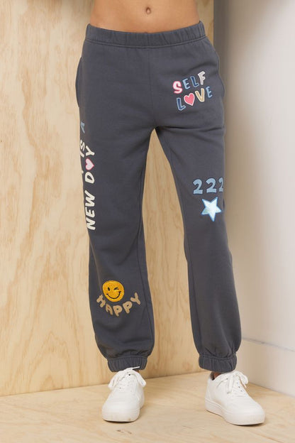 Printed Surf Wash Jogger w/ Patches | Vintage Havana