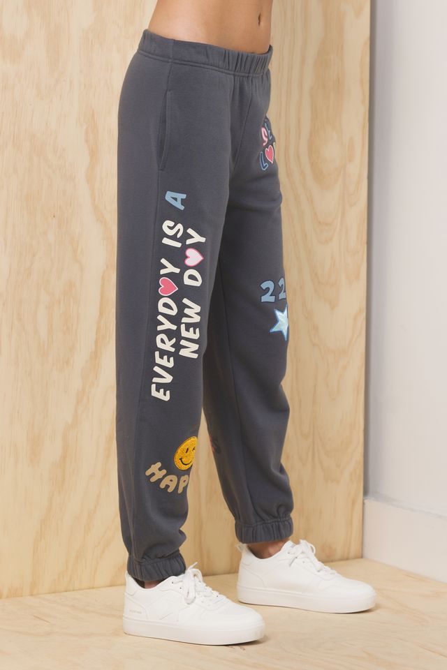 Printed Surf Wash Jogger w/ Patches | Vintage Havana