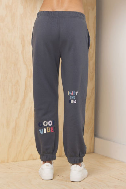 Printed Surf Wash Jogger w/ Patches | Vintage Havana