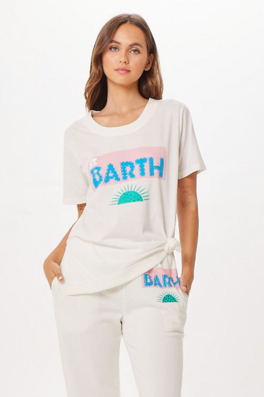 White St. Barth Jet Setter T-Shirt | Vintage Havana