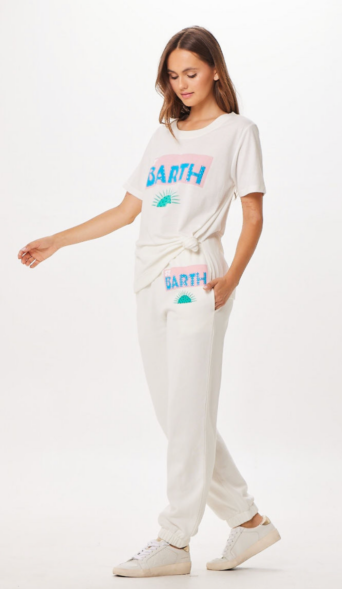 White St. Barth Jet Setter T-Shirt | Vintage Havana