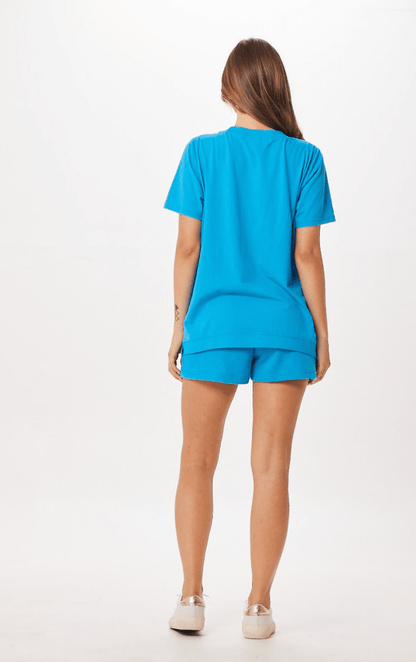 Bright Blue St. Tropez Jet Setter T-Shirt | Vintage Havana