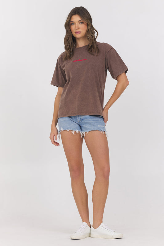 Washed Graphic Tee Out Of Office | Vintage Havana