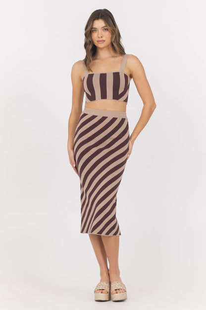 Striped Knit Tank | Vintage Havana