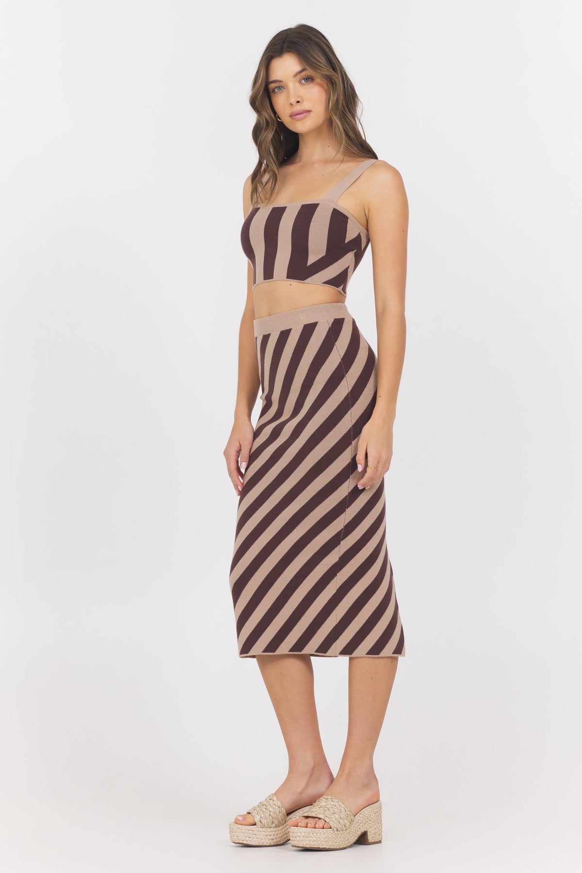 Striped Knit Tank | Vintage Havana
