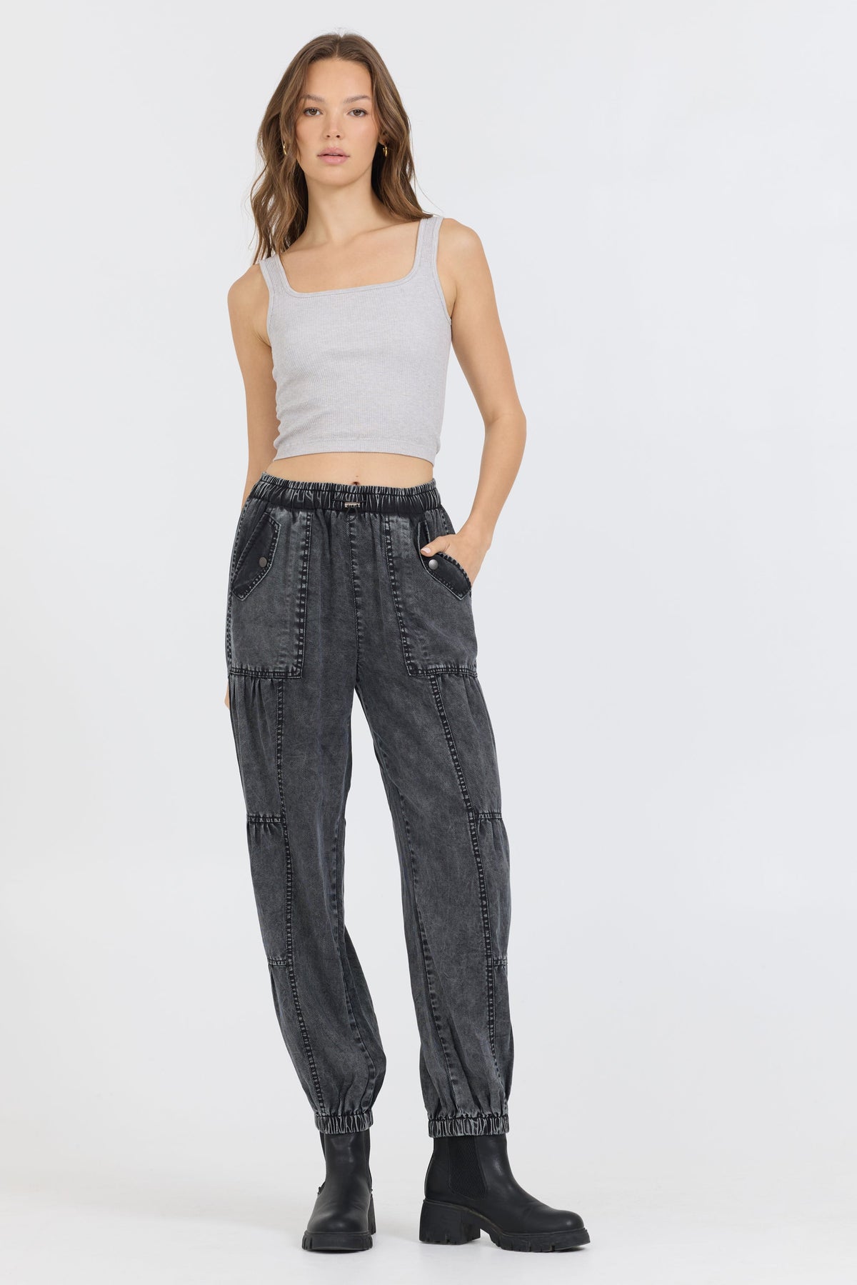 Heather Grey Seamless Tank Top | Vintage Havana