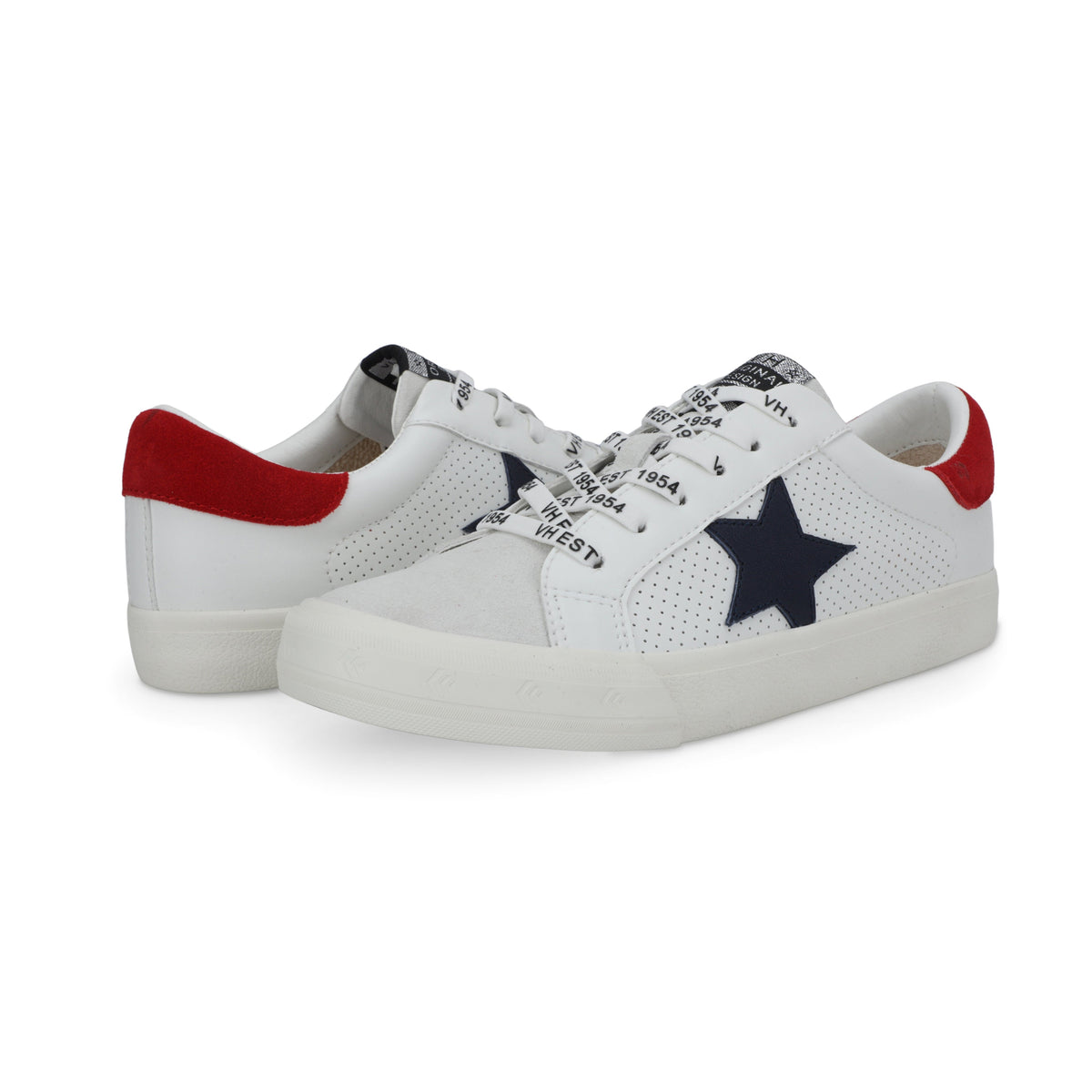 GRANDE - WHITE NAVY RED | Vintage Havana