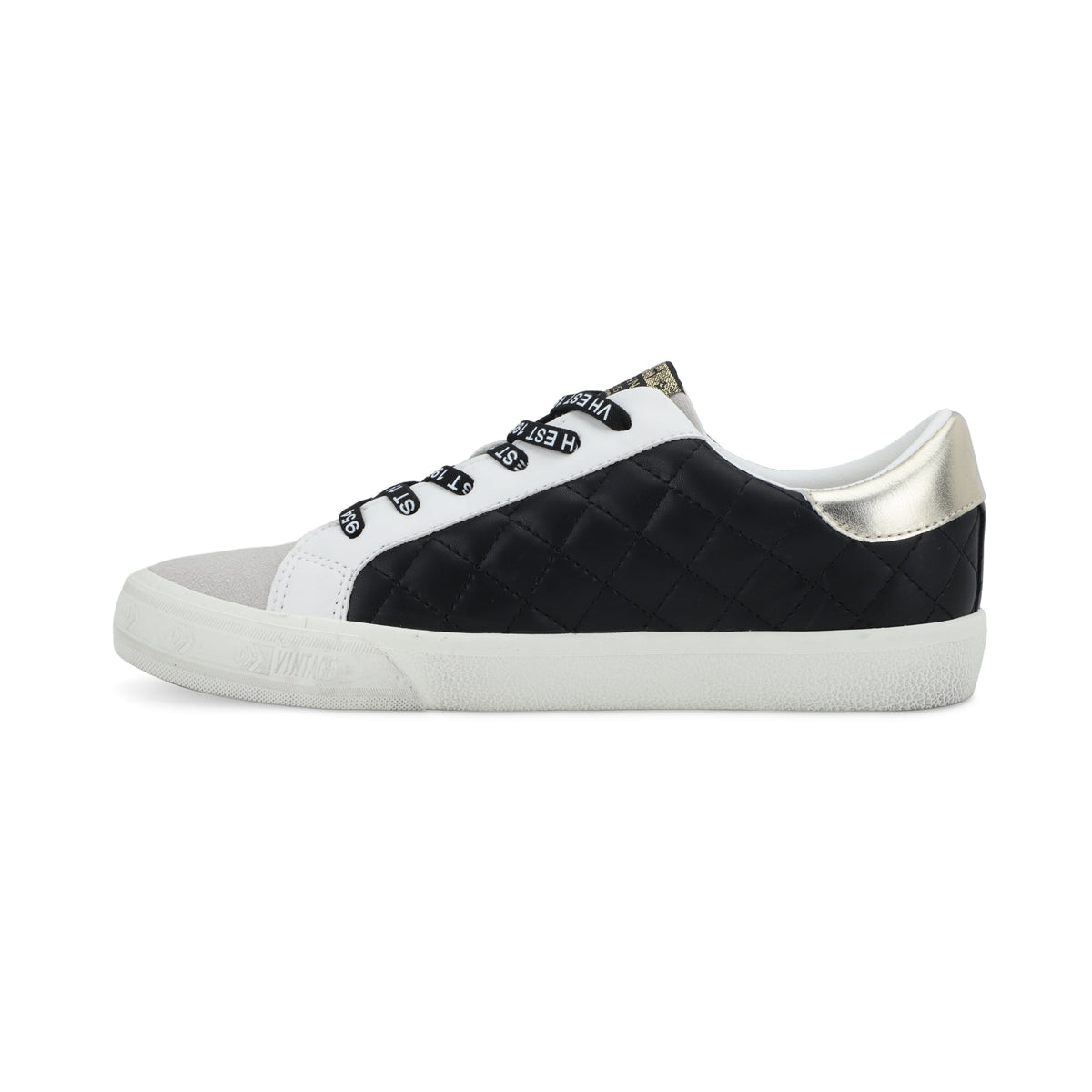 GRANDE - BLACK GREY QUILTED | Vintage Havana