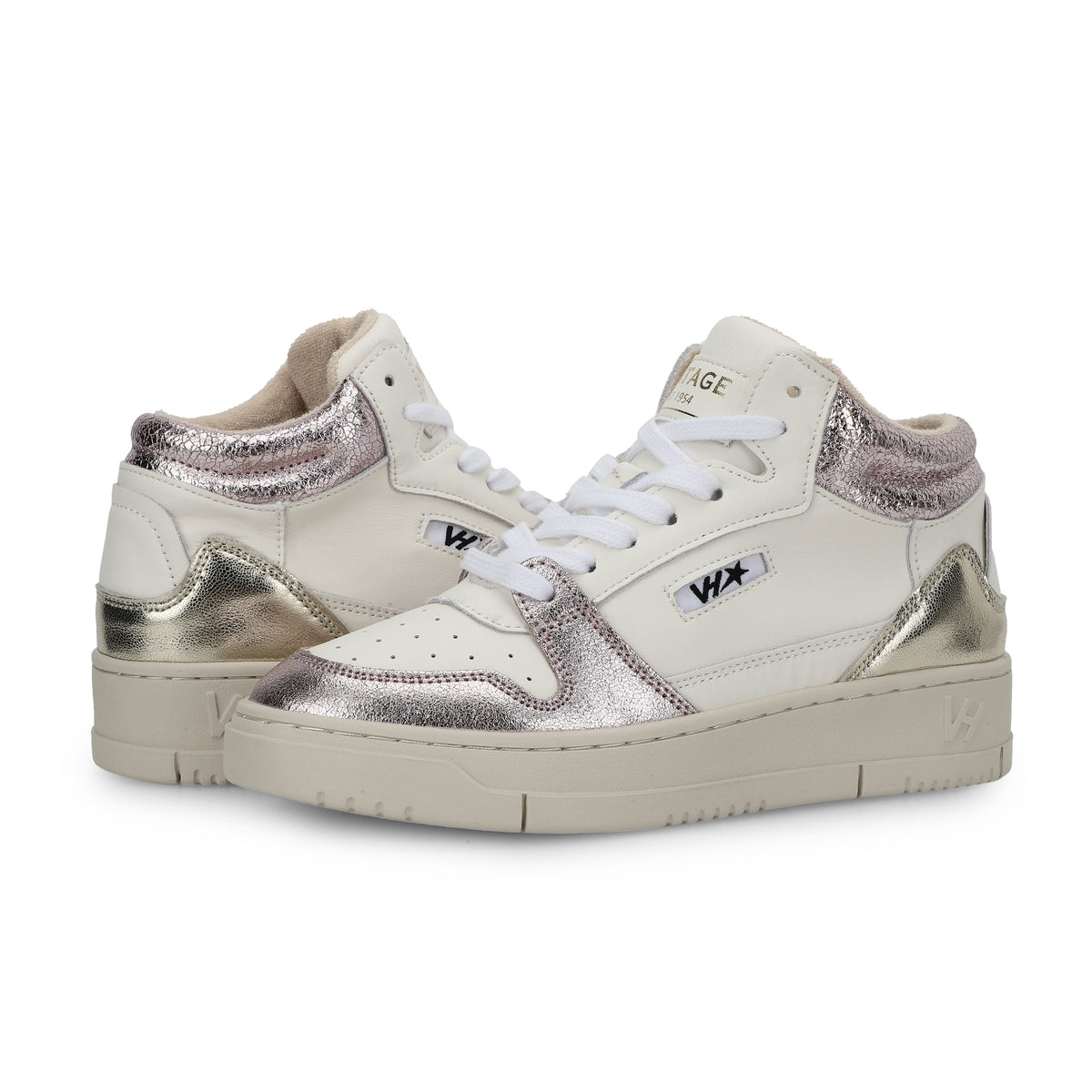 CELESTE 3 - WHITE METALLIC | Vintage Havana