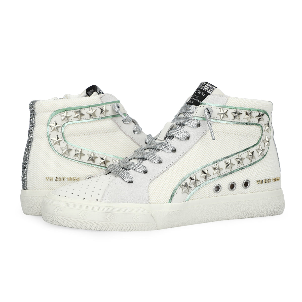 GADOL HIGH 17 - METALLIC GREEN/WHITE | Vintage Havana